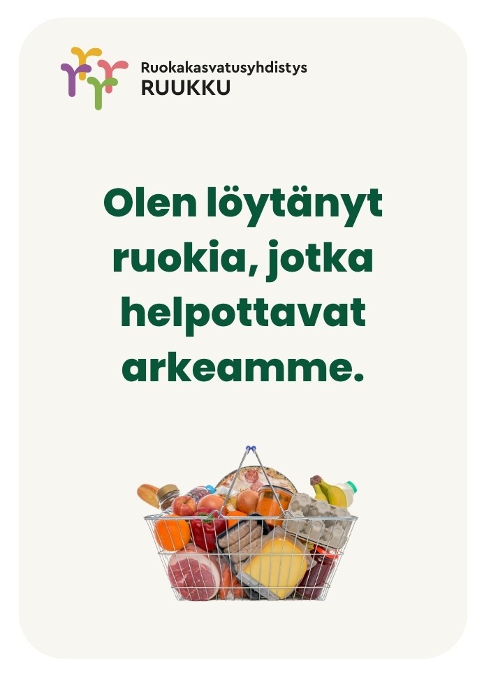 Olen löytänyt ruokia, jotka helpottavat arkeamme