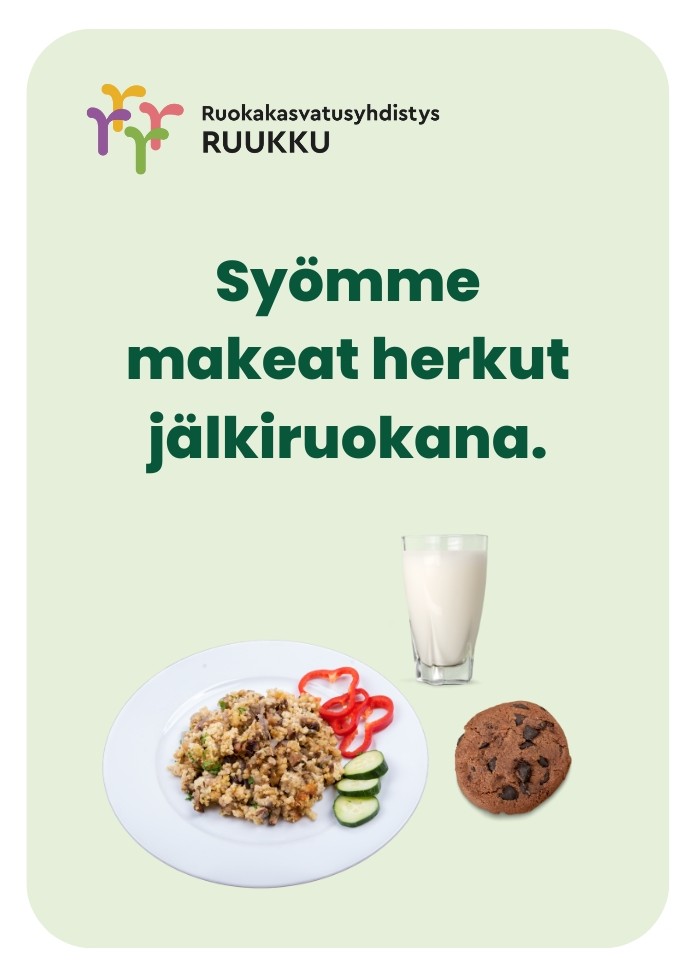 Syömme makeat herkut jälkiruokana