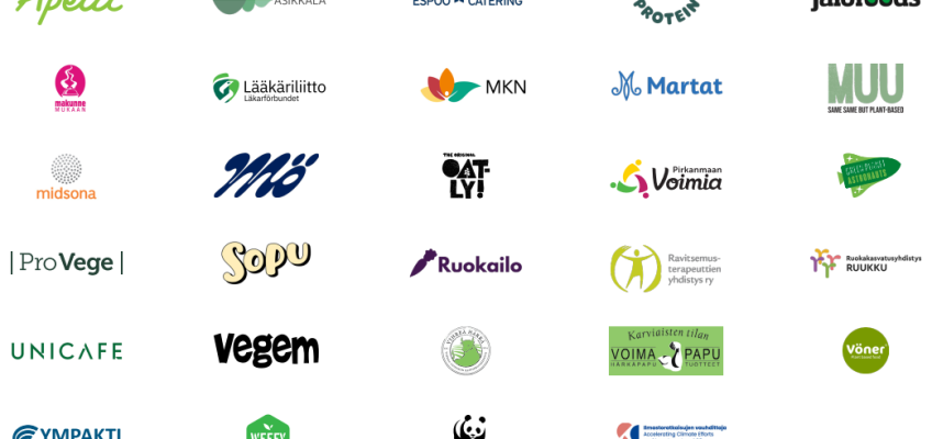 Aloitteen allekirjoittajien logot